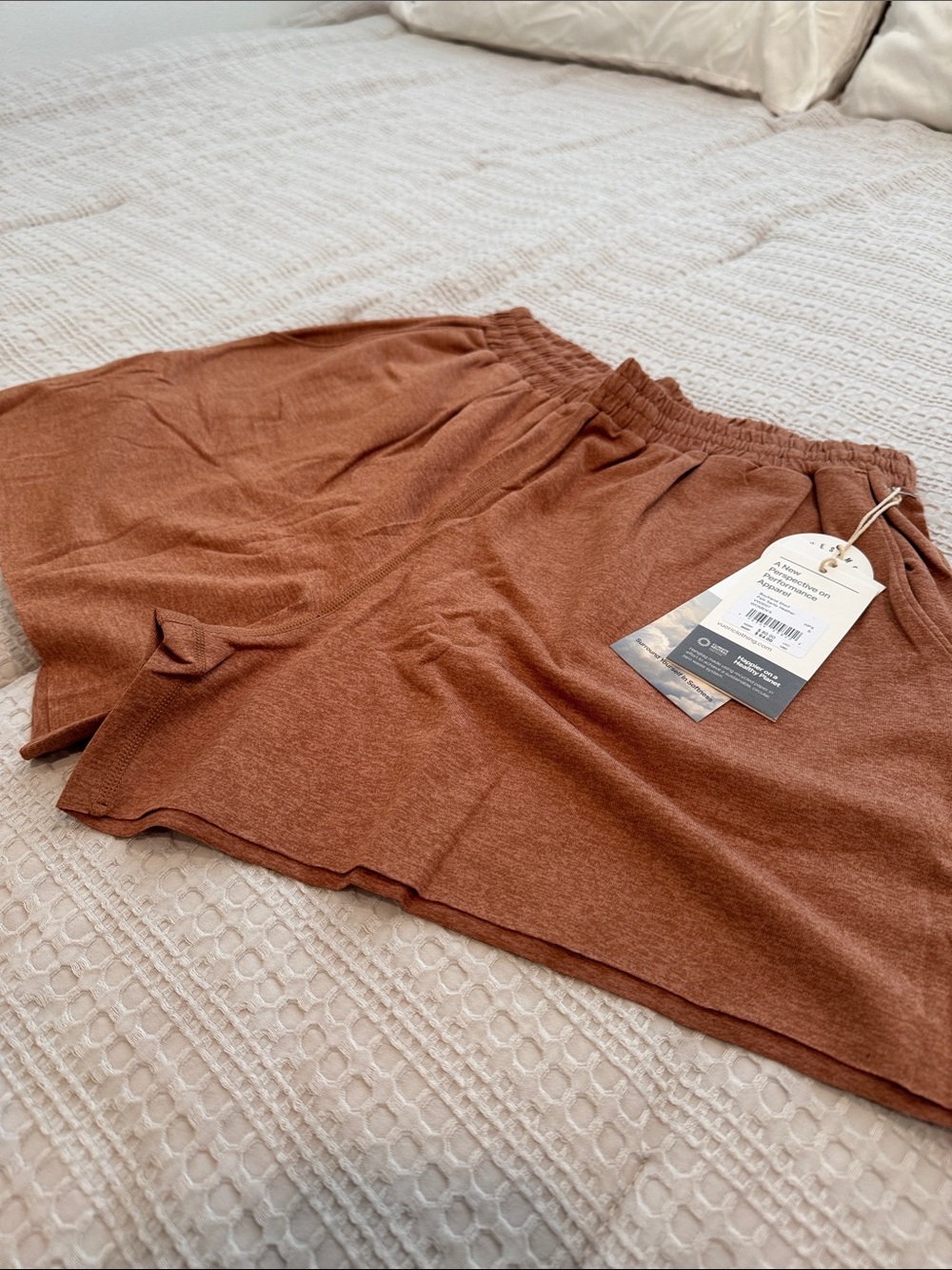 Vuori Women's Rust Brown Lounge Shorts